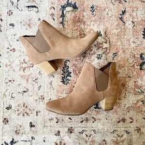 Sole Society Suede Booties